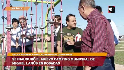 Se inauguró el nuevo camping municipal de Miguel Lanús en Posadas