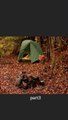 Camping in the forest survival  Survival Shelter in a Forest part 03