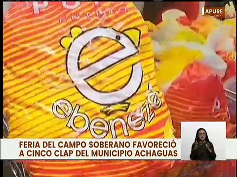 Apure | Feria del Campo Soberano favoreció a cinco CLAP del municipio Achaguas