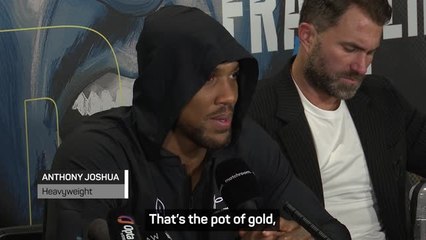 Joshua sets sights on 'pot of gold' Fury fight