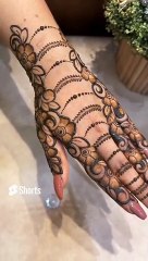 Back Mehndi design #Easy mehndi design #Simple mehndi design #Shorts#Viral