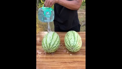 Giant Watermelon Mojito _ Summer Drink _ VIDEOO.TV