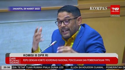 [FULL] Nasir Djamil Menduga ada Orang Kuat Dibalik Transaksi Janggal Rp349 T, di RDPU dengan Mahfud