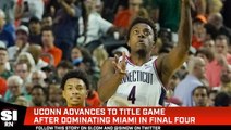 UConn Dominates Miami in Final Four, Advance to National Championship