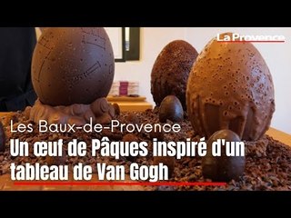 Aux Baux-de-Provence, un œuf de Pâques inspiré d'un tableau de Van Gogh