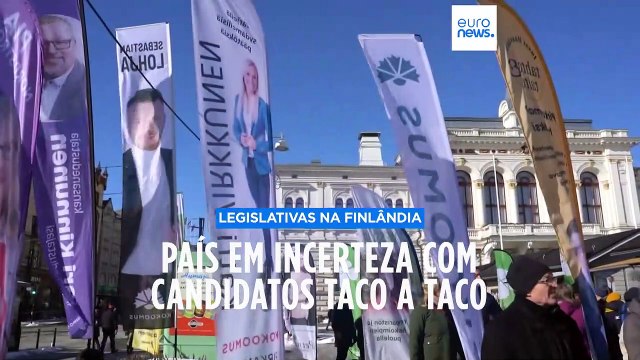 Legislativas na Finlândia: principais partidos taco a taco