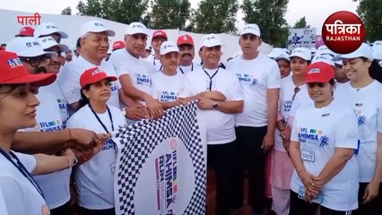 अंहिसा का संदेश देने पाली में दौड़े डेढ़ हजार से ज्यादा लोग