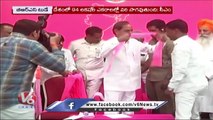 BRS Today _KCR About Farmers _ Gangula Kamalakar-Manair River Cable Bridge _ V6 News (1)