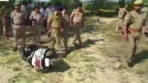 मैनपुरी: 25 हजार के इनामी बदमाश की पुलिस से मुठभेड़, पैर में गोली लगने के बाद पकड़ा गया