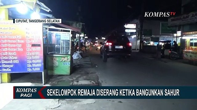 Sedang Bangunkan Sahur, Sekelompok Remaja Diserang Berandalan Bermotor di Tangerang Selatan!