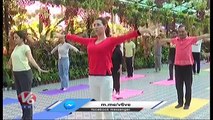 G20 Representatives Participates In Yoga Session  _ West Bengal _ V6 News