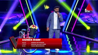 Tharindu Sathsara | Sanda Nari (සඳ නාරි) |  Playoffs | The Voice Sri Lanka