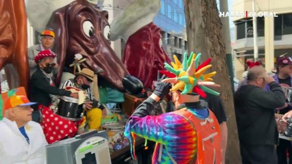 San Francisco'da Dünya Şaka Günü'nden renkli manzaralar