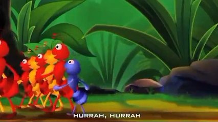 Ants go marching,ants go marching one by on song,