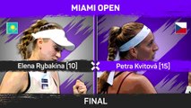 Kvitova ends Rybakina winning streak to clinch maiden Miami Open title