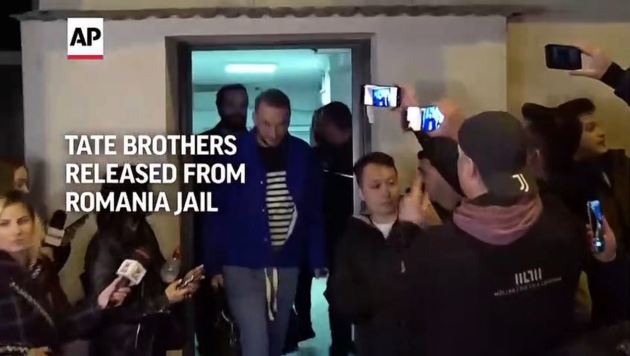 Tate brothers released from Romania jail