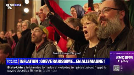 Tải video: Inflation: en Allemagne, les syndicats réclament une augmentation des salaires