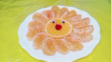 Fruit orange  decoration and carving Ideas #orange #fruitcarving #fruit