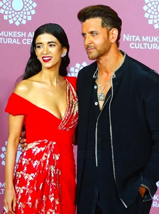 Hrithik Roshan & Saba Azad  arrive hand-in-hand at NMACC event.