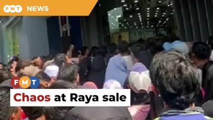 Chaos as Raya attire sale goes wrong