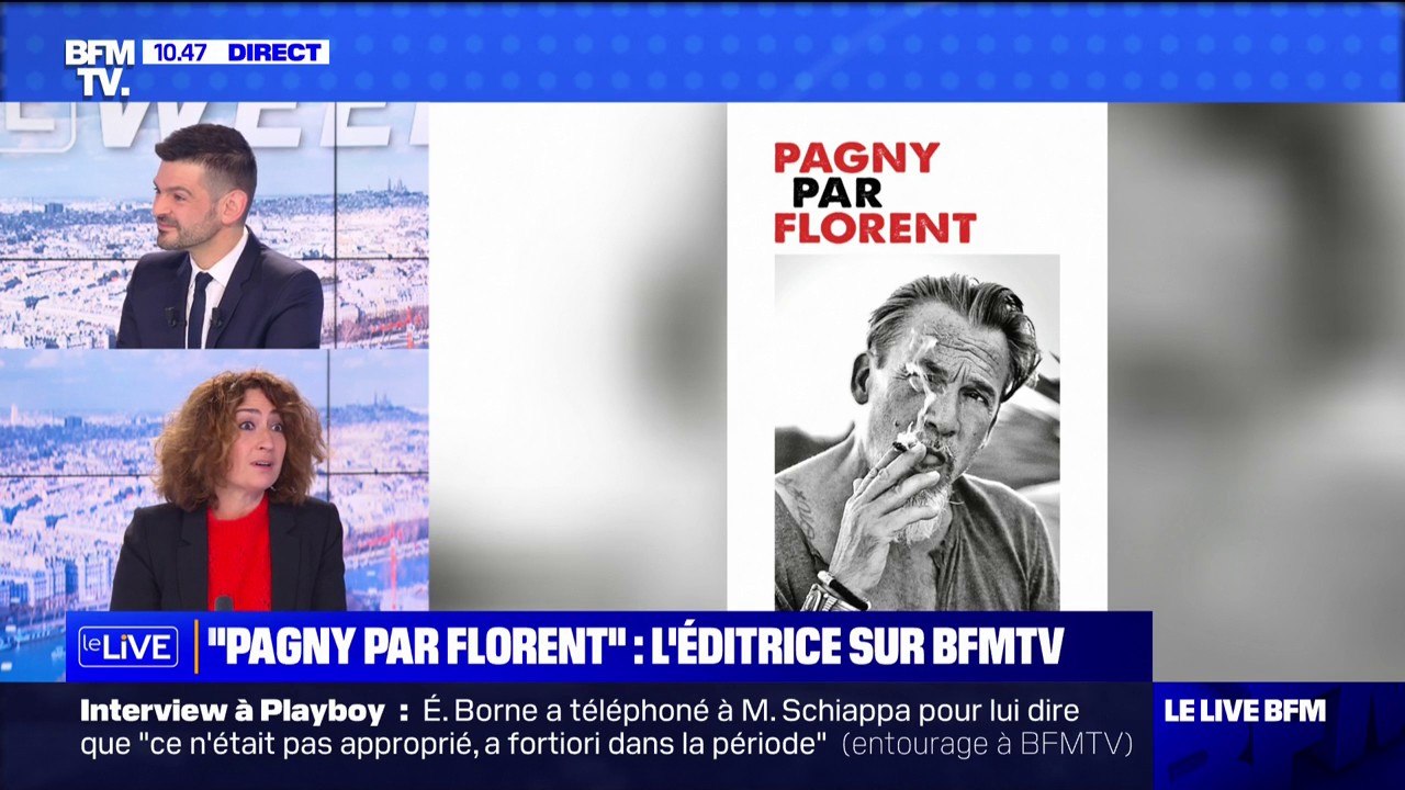 Isabelle Saporta, directrice des éditions Fayard à Florent Pagny: "On a essayé de dire 'vous ne pouvez pas vous mettre en couverture en train de fumer'"