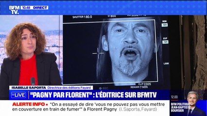 Isabelle Saporta, directrice des éditions Fayard: Florent Pagny "a une force de vie incroyable, il est lumineux et courageux"