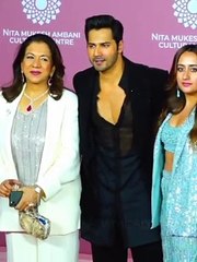 Kriti Sanon, Varun Dhawan and Natasha Dalal arrive for Day 2 of NMACC Event