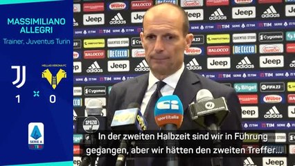 Allegri: "Einen Schritt nach dem anderen"