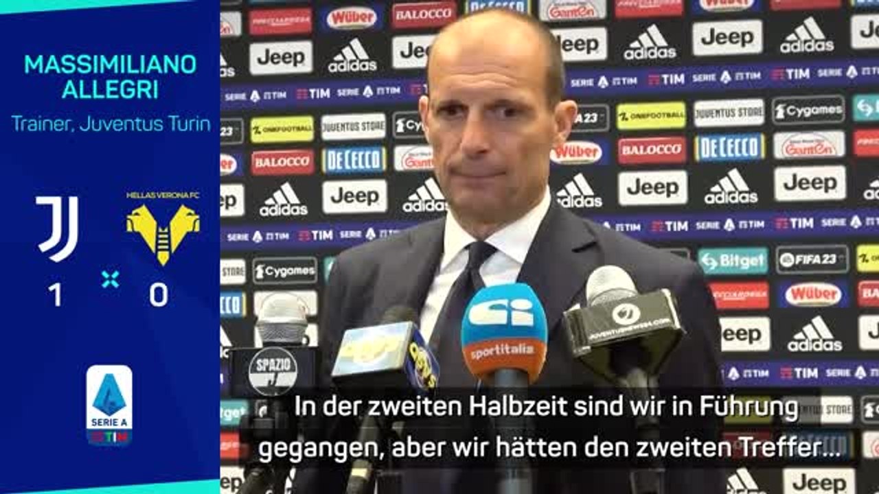 Allegri: 'Einen Schritt nach dem anderen'