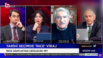 CHP Milletvekili Fikri Sağlar: Anketlerde AKP önde gözüküyor