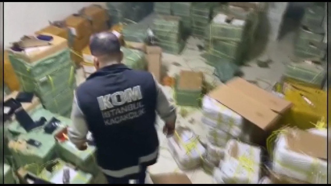İstanbul’da ele geçirildi: Piyasa değer 115 milyon lira