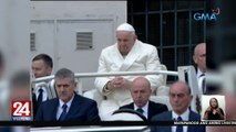 Pope Francis na kalalabas lang ng ospital, nanguna sa Palm Sunday Mass sa Vatican | 24 Oras Weekend
