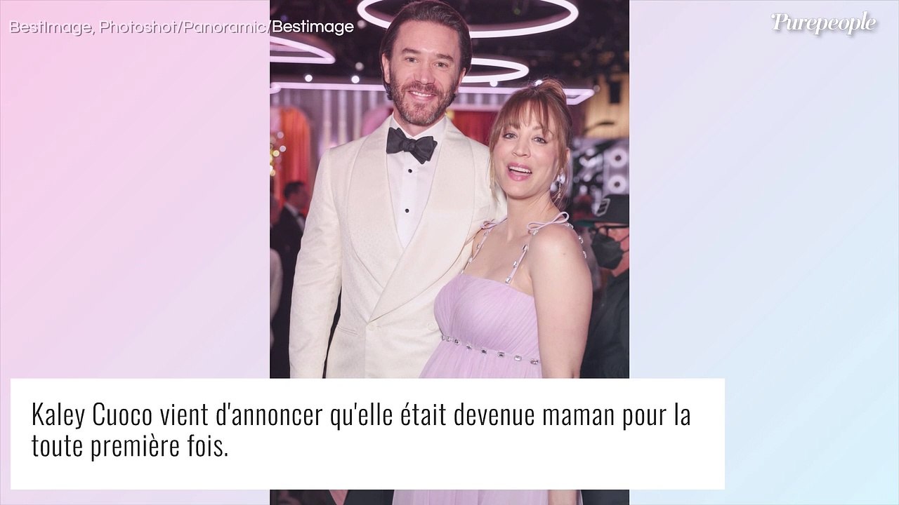 Kaley Cuoco maman pour la 1ère fois, elle dévoile le visage et le prénom à rallonge de sa fille !