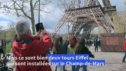 À Paris, non pas une mais deux tours Eiffel