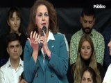 Carla Antonelli, en el acto de Sumar: 