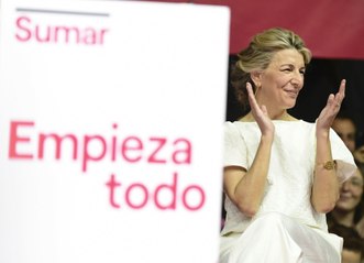 Descargar video: Yolanda Díaz, en el acto de Sumar: 