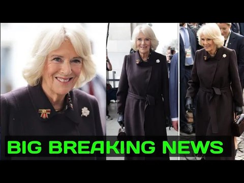 ROYALS SHOCKED! Camilla, Queen Consort, appears amazing in an attractive coat and stylish handbag.