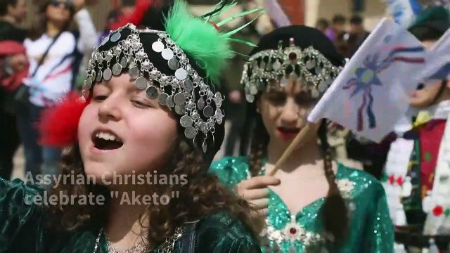 Assyrians in Iraq's Dohuk celebrate new year Aketo festival