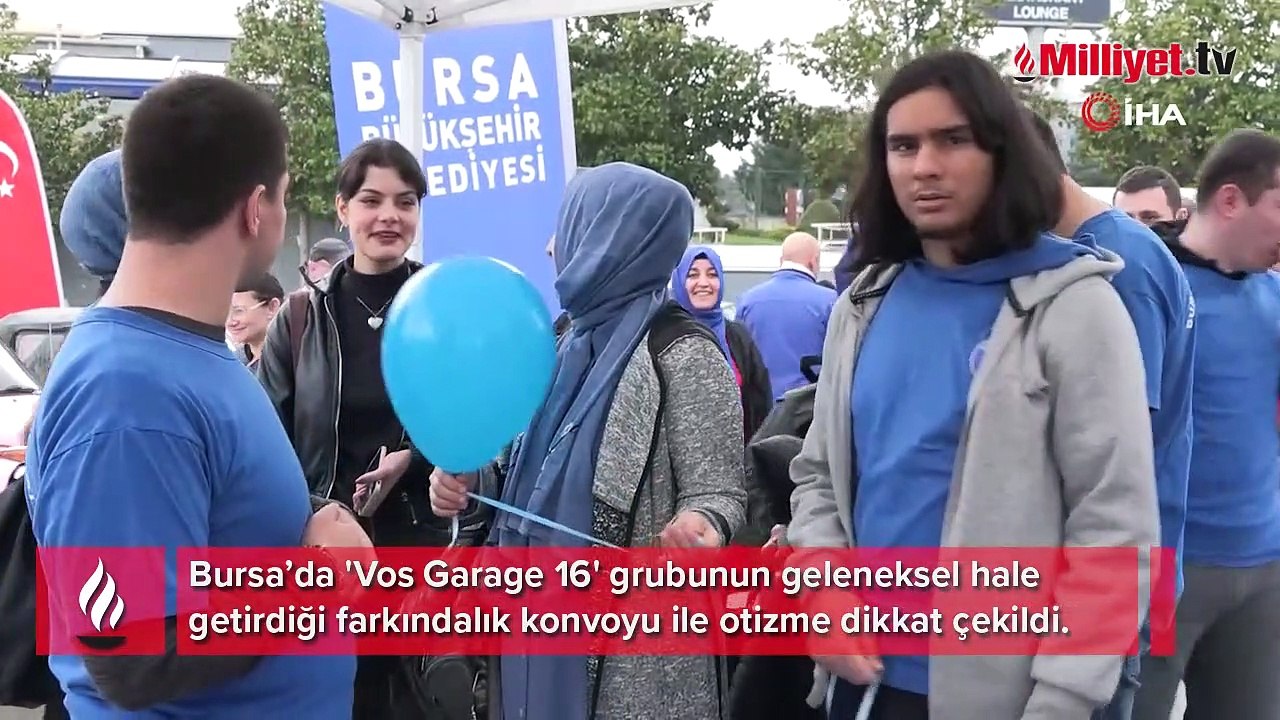 Otizmli çocuklara vosvos konvoyu