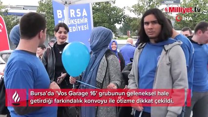Otizmli çocuklara vosvos konvoyu
