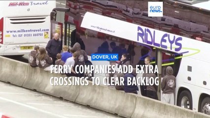 UK passengers wait hours for ferries to France ahead of Easter getaway