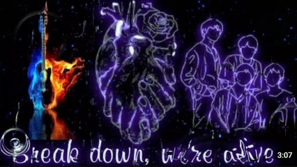 Break down, we're alive Are we running in circles running around? best video background English song