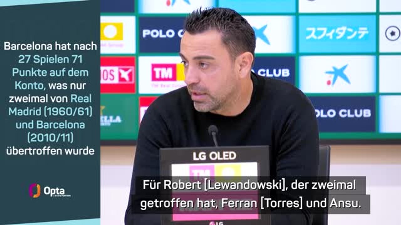 Xavi lobt die Anpassungsfähigkeit seiner Spieler