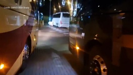 Coaches stack up in Dover after border delays