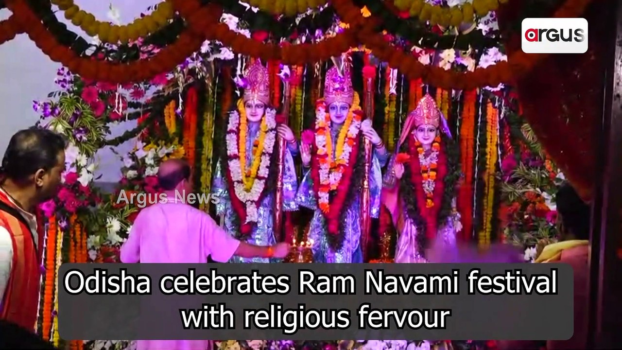Ram Navami 2023: Devotees Flock Ram Mandir In Bhubaneswar For Darshan