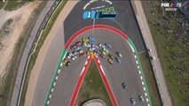 Nascar Cup Series 2023 Cota Race Restart Chaos First Turn Chastain Spins
