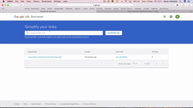How to SHORTEN a URL Using Google's URL Shortener On a Mac Computer - Basic Tutorial | New