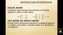 9th  Math Unit No.1 TYPES OF MATRICES
