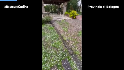 Grandine oggi a Medicina fino a Castel San Pietro e Sesto Imolese: il video