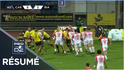 PRO D2 - Résumé US Carcassonne-Biarritz Olympique: 20-12 - J26 - Saison 2022/2023